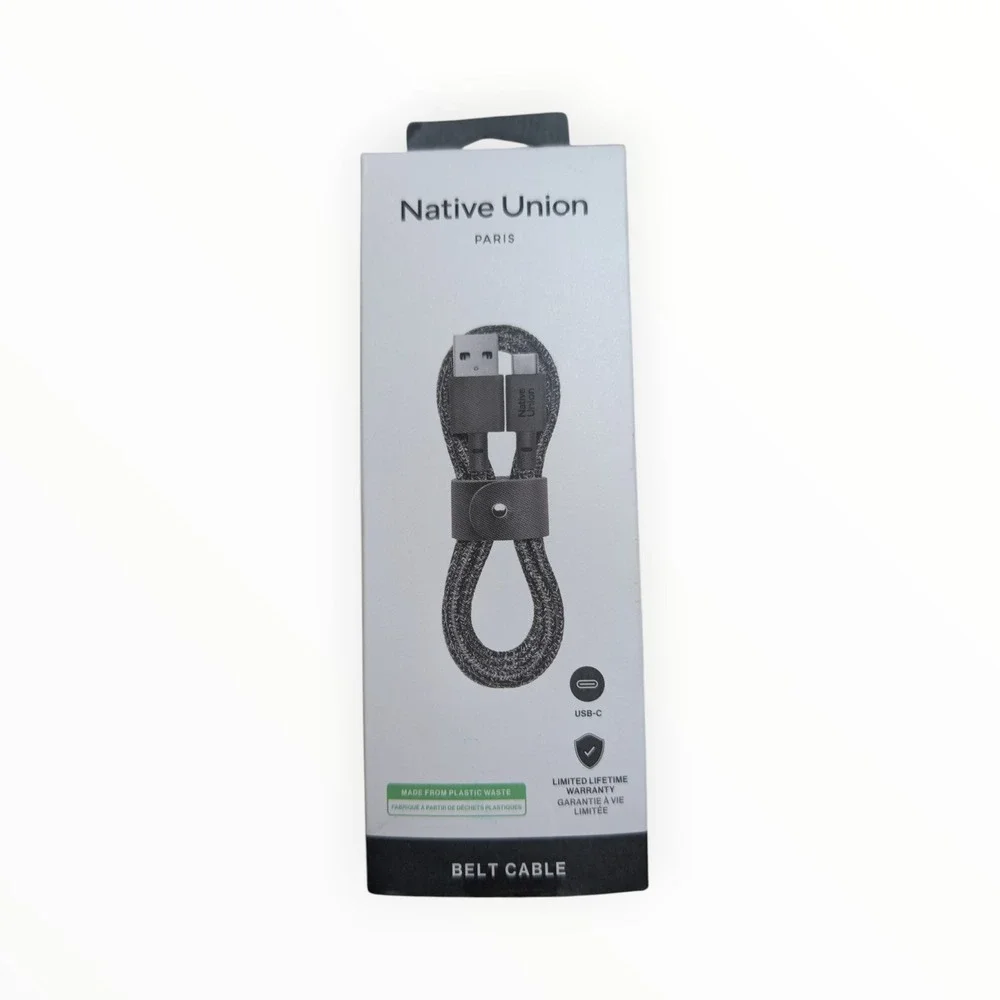 U3-O Native Union Belt Cable 4' USB-C to USB-A Cable - Cosmos